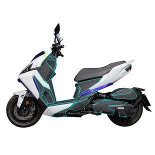 适用25款三阳DRG150二代加厚装甲贴纸车身防刮蹭保护贴膜改装配件