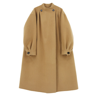 徐大脸吖定制【现货清仓】5羊绒95澳洲羊毛斗篷大衣双面呢子外套