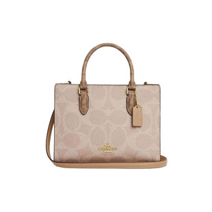 【自营】COACH/蔻驰女士PVC配皮单肩斜挎手提包 CY676