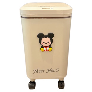 卡通智能垃圾桶家用客厅感应式卫生间新款高颜值可移动带轮杂物桶
