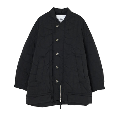 ENFOLD 25秋冬新款聚酯纤维填充女士宽松棉服银泰百货 301574