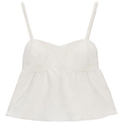 维密浮雕提花吊带上衣睡衣