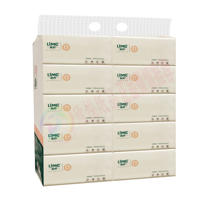 亲柠抽纸400张大包精致原生竹浆