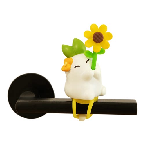 桃源深处有人家 萝萝追风立体树脂摆件 家居可爱电动车配件装饰