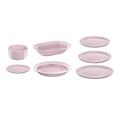 staub珐宝夜樱粉陶瓷餐具
