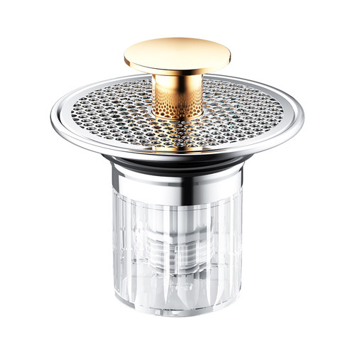 洗手盆洗脸盆漏水塞面盆弹跳芯下水器配件按压式水池过滤网防臭