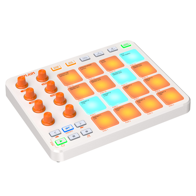 MIDI电音键盘无线打击垫电子编曲便携式迷你16键音乐创作控制器