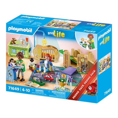【新品】PLAYMOBIL摩比世界儿童玩具幼儿托班教室开学礼物71649