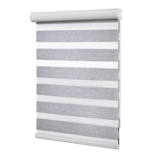 美尔耐免打孔柔纱帘卷帘卫生间浴室厕所厨房防水遮光拉式百叶窗帘