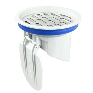 110管地漏下水管防返臭排污水pvc管下水管道内塞50/75/160管神器