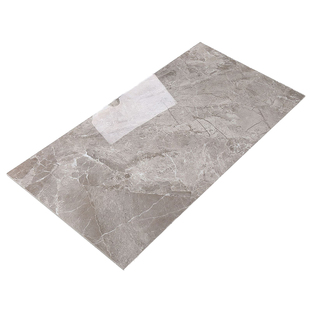 广东通体大理石瓷砖600X1200亮光防滑地砖灰色连纹客厅通铺