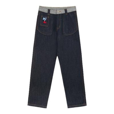 MindError赤耳丹宁原色牛仔裤