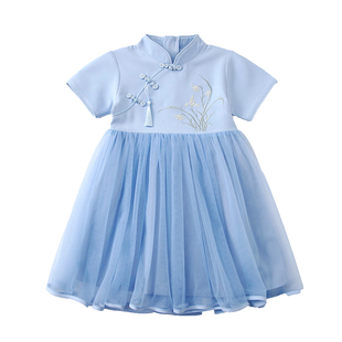 幼儿园园服六一夏季小学生班服表演服装舞蹈万里江山演出服毕业照