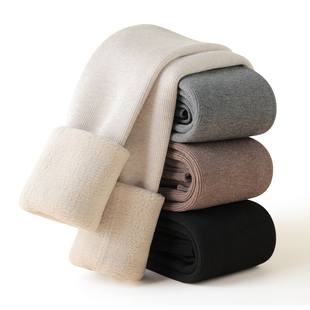 女童打底裤加绒加厚秋冬款白色外穿一体绒冬季黑色薄绒儿童连裤袜