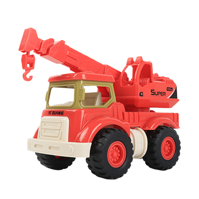 儿童惯性工程车玩具车挖掘机吊车小型挖土滑行模型1-3岁男孩2岁