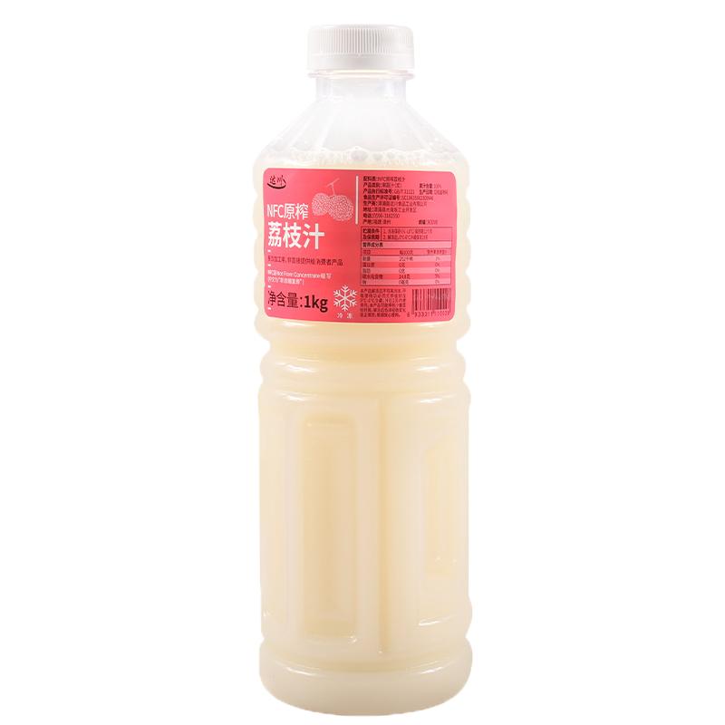 达川nfc荔枝汁原浆多肉奶茶饮店