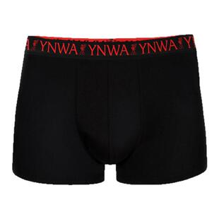 【官方正版】利物浦俱乐部 | 经典男口号黑中腰平角内裤球迷