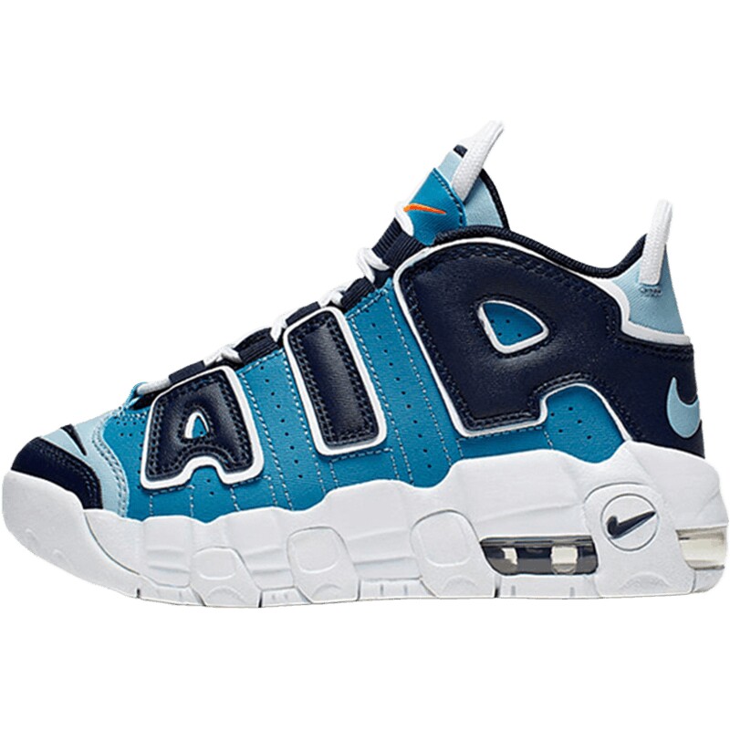 滔搏NIKE耐克小童鞋AIR MORE UPTEMPO运动休闲篮球鞋AA1554-404