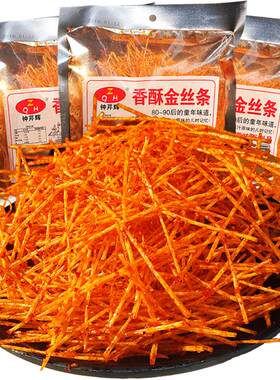 钟芹辉香酥金丝条辣条小麻辣