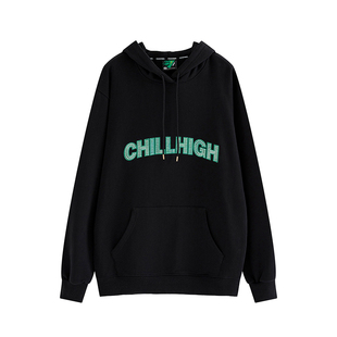 ChillHigh 秋冬 Ghetto Diamond Hoodie刺绣珠片加绒经典保暖卫衣