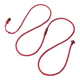 马年朱砂路路通本命年红绳腰链男红腰带腰佩红色女生属马护身腰绳