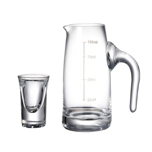 白酒杯套装家用玻璃分酒器分流小号一口杯中式创意白酒酒盅饭店用