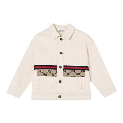 瑞比克撞色轻奢牛仔外套