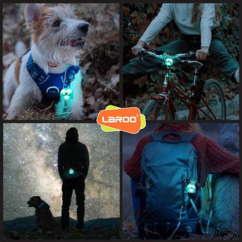 莱诺发光吊坠宠物LED夜光宠走失章鱼狗狗防丢灯遛狗Laroo萌