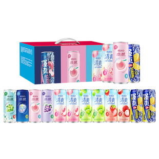 新年礼盒送礼RIO锐澳微醺清爽强爽全家福礼盒12罐330ml鸡尾酒果酒