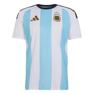 阿根廷队国家队世界杯主场助威版足球短袖球衣男装adidas阿迪达斯