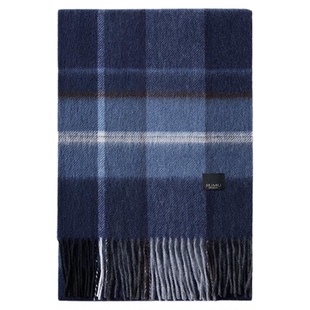 玖慕山羊绒围巾男款秋冬保暖羊毛加厚围脖新年礼物送长辈爸爸礼盒