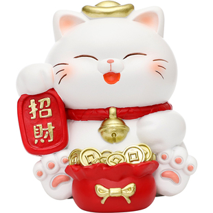 吉吉猫存钱罐摆件国潮可爱招财猫储蓄罐卧室桌面装饰节日送礼好物