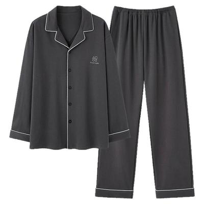 猫人纯棉男士睡衣男春秋2025新款