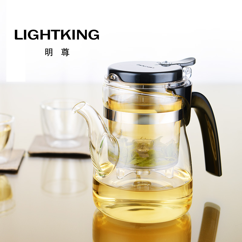 金灶明尊B-01飘逸杯泡茶壶冲茶器玻璃过滤家用泡茶神器懒人沏茶杯