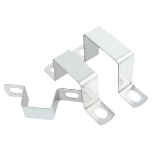 铁镀锌方卡方形卡方管卡扣u型骑马卡抱箍欧姆直角固定支架卡箍夹