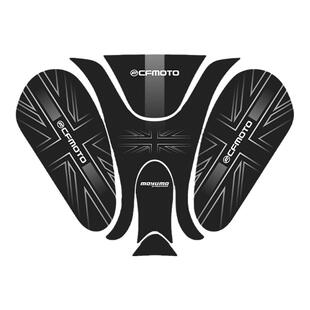 适用春风450CLC贴纸防滑油箱贴耐磨鱼骨贴车身保护膜摩托改装配件