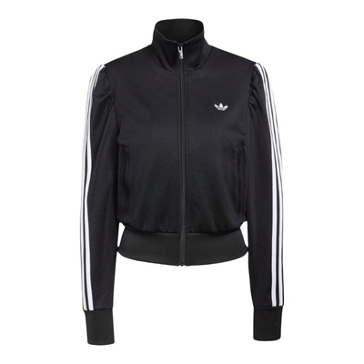 阿迪达斯三叶草女子立领条纹外套