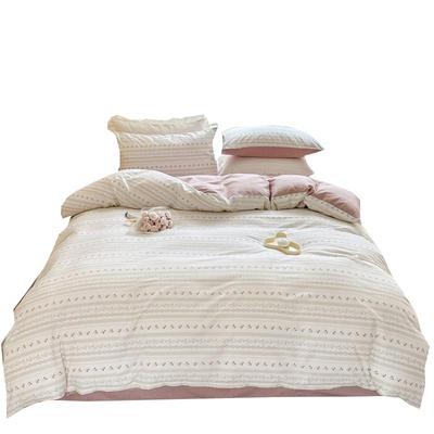 洁丽雅纯棉被套单件全棉被罩被单