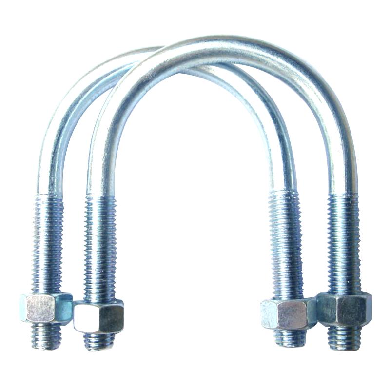M6/M8/M10/M12/M16碳钢管卡U型卡管固定卡抱箍 螺栓 U型螺丝镀锌