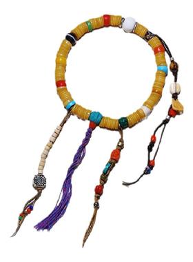 承李李原创设计风宝石流苏手串