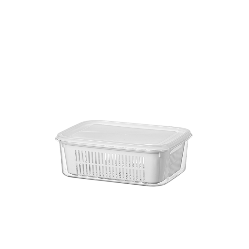 冰箱食品级密封沥水保鲜收纳盒