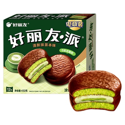 【百亿】好丽友蘑古力蘑菇力黄油巧克力味儿童饼干食玩官方旗舰店