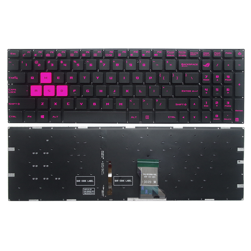 RU/SP适用华硕GL502/V/VT/VS/VM键盘S5VM S5VS S5VT ZX60V FX60VM