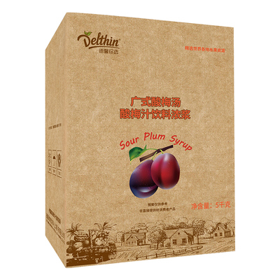 Delthin德馨食品广式酸梅汤5kg