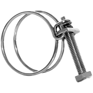 304不锈钢钢丝箍 201双钢丝喉箍 130 150 160 170 180 210 管箍