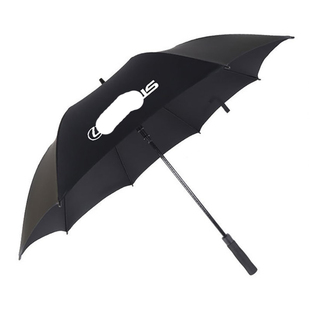雷克萨斯 4S店雨伞汽车配件原厂专用全自动折叠伞长柄黑胶防晒