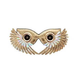 WANACCESSORY万蔻新品翅膀系列面具换脸猫头鹰包配饰眼睛原创设计