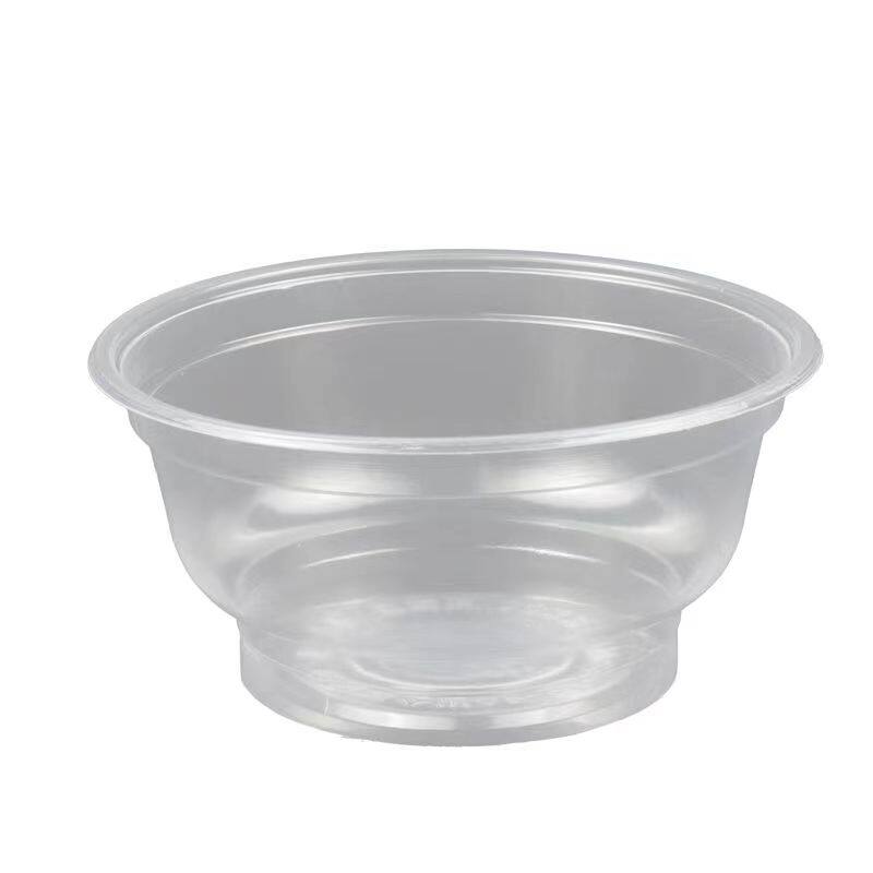 一次性塑料碗加厚快餐盒透明家用