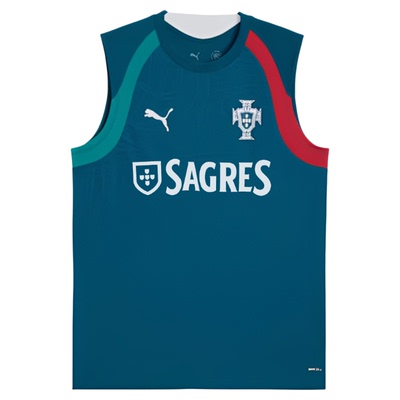 SFS彪马Puma2026世界杯葡萄牙无袖训练服运动热身足球服784770-15