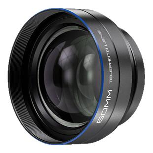 NEEWER纽尔专业级手机外接镜头60MM人像拍照神器景深虚化长焦镜头适用苹果华为小米摄影高清可外接58mm滤镜